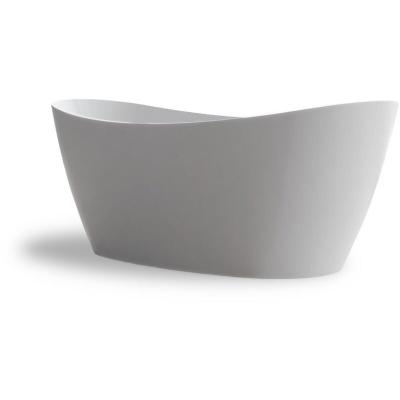 Baignoire &icirc;lot ovale neroon 2.0 blanche 170x80cm, by Spalina Blanc