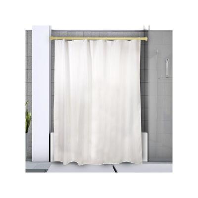 SPIRELLA Barre de rideau de douche extensible 75/125 cm sans per&ccedil;age, dor&eacute;,  Kreta