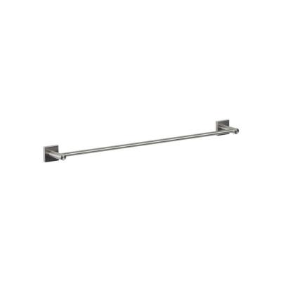  Porte Serviettes mural Inox nyosteel 80cm Bross&eacute; - Gris - Spirella