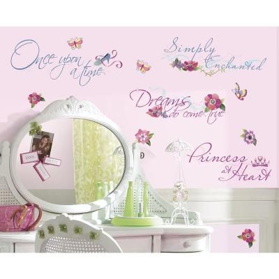 ROOMMATES  Stickers phrase Disney chambre Princesse 