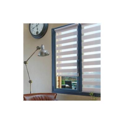 MADECOSTORE Store Enrouleur Jour Nuit Sans Per&ccedil;age Cha&icirc;nette Coordonn&eacute;e - Taupe - L55 x H190cm