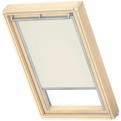 VELUX  Original Store Occultant, Cadre Argent&eacute;, DKL 102, Beige Clair