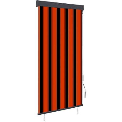 VIDAXL  Store Roulant d'ext&eacute;rieur 100x250 cm Orange et Marron