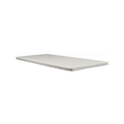 LITERIE JULIEN Surmatelas Anatomique Confort M&eacute;moire de Forme 80x190 x 4,5 cm + Al&egrave;se D&eacute;houssable Entretien Facile - Anallergique - &agrave; l'Aloe Vera