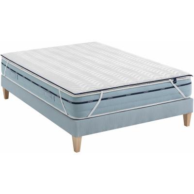 SOMEO Surmatelas mousse m&eacute;moire de forme 5 cm  S65 180x200 - Blanc