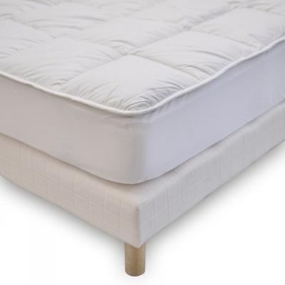 BLEU CALIN Surmatelas sensation duvet confort moelleux 90x190cm