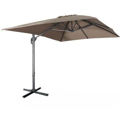 SWEEEK Parasol d&eacute;port&eacute; rectangulaire 3x4m excentr&eacute; inclinable