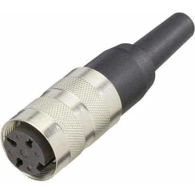 AMPHENOL  T 3261 001 Cosse cylindrique m&acirc;le femelle, droit Nombre total de p&ocirc;les: 3 S&eacute;rie (connecteur rond): C091 1 pc(s) 