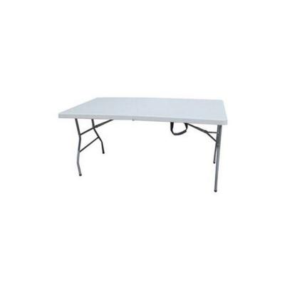 I GIARDINI DEL RE  - Table avec structure en acier plateau en pehd valise pliante 152x76x74 cm table de pique-nique de camping