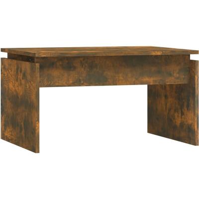 Vidaxl vidaXL Table basse Ch&ecirc;ne fum&eacute; 68x50x38 cm Bois d'ing&eacute;nierie
