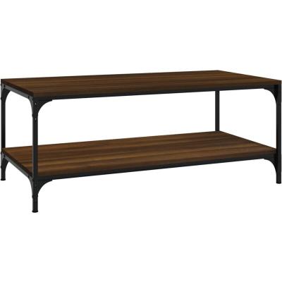 Vidaxl - Table basse Ch&ecirc;ne marron 100x50x40 cm Bois d'ing&eacute;nierie