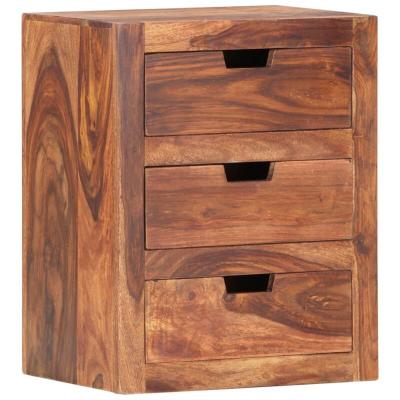 Table De Chevet 40x30x50 Cm Bois Massif Vidaxl