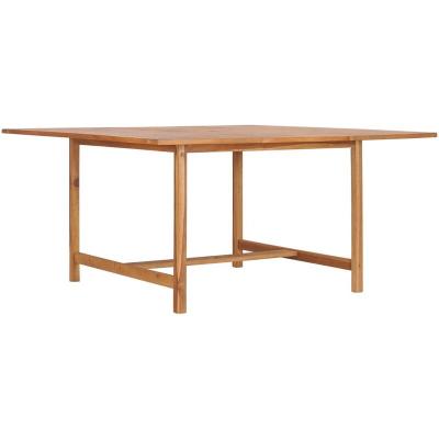 VIDAXL  - Table de jardin 150x150x76 cm Bois de teck solide n/a