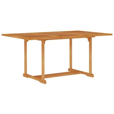 VIDAXL  - Table de jardin 150x90x75 cm Bois de teck massif n/a