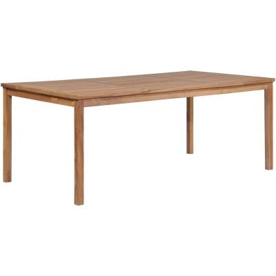 VIDAXL  table de jardin 200x100x77 cm bois de teck solide 44998