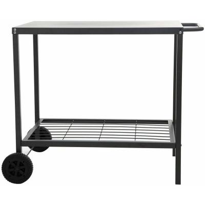 NEKA Be Toys - Desserte roulante pour Plancha 90 x 58 x 75 cm - Noir