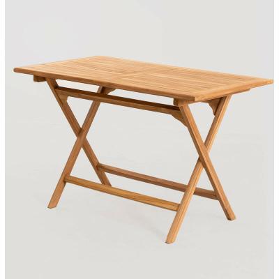 SKLUM Table de Jardin Pliante en Bois de Teck (120x70 cm) Pira bois de teck