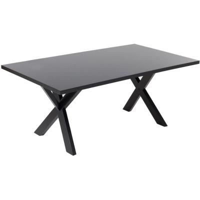 Table de salle &agrave; manger en mdf 6 personnes L180