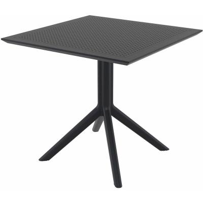 CLP Table SKY 80 cm - table de jardin - Couleur Noir