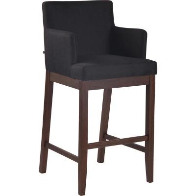 CLP Tabouret de bar Laredo en tissu , Noir /Antique 