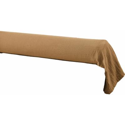 L EFFET PAPILLON Taie De Traversin 85x185 Cm Gaze De Coton Ga&iuml;a Camel 