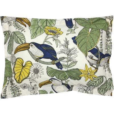 LINNEA  - Taie d'oreiller 100% coton toco 50x70 cm - Vert