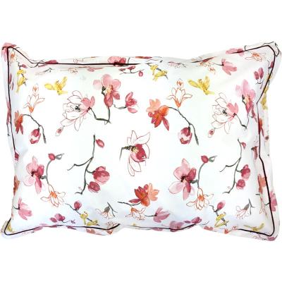 LINNEA  Taie d'oreiller 70x50 cm percale 100% coton ELISA Rose