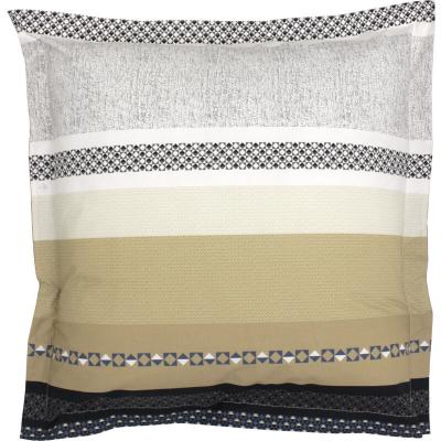 LINNEA  Taie d'oreiller 65x65 cm percale 100% coton MARLOW acier