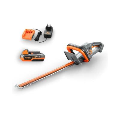 FUXTEC Taille-haies &agrave; batterie 20V  FX-E1HS20 - Set avec batterie 2Ah et chargeur 1A