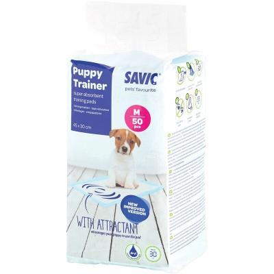SAVIC Puppy Trainer  taille M Tapis absorbants pour chiot 4x50 tapis