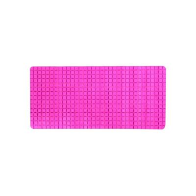 MSV Tapis Fond de baignoire antid&eacute;rapant QUADRO 36x76Cm Fuschia