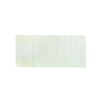 MSV Tapis Fond de baignoire antid&eacute;rapant Caoutchouc QUADRO 36x76cm Blanc