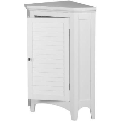 Versanora Meuble d'angle sur pieds blanc salle de bain Ethan Teamson Home ELG-586