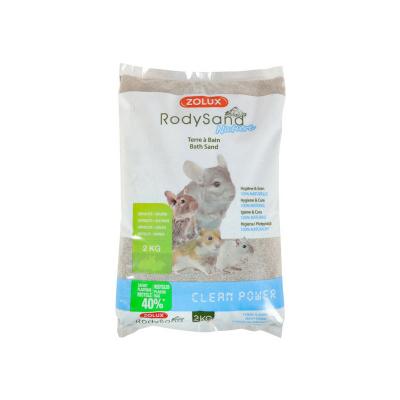 ZOLUX Terre &agrave; bain pour chinchillas avec soufre 2 kg 