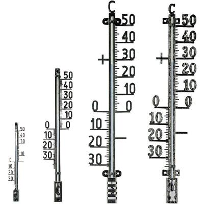HERTER Tfa Innen/Au&szlig;enthermometer Metall rostfrei 42cm