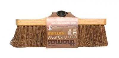 THOMAS Brosse Balai Pousse-v&eacute;g&eacute;taux  Fibre Naturelle Sol Rugueux