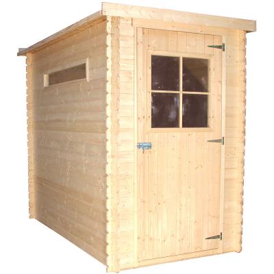 TIMBELA Abri de jardin en bois 2.63 m2 - l239xL144xH198 cm -  M306