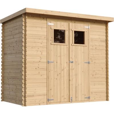TIMBELA  M310 - Abri de jardin en bois - H200 x l239 x L142 cm / 2.63 m2
