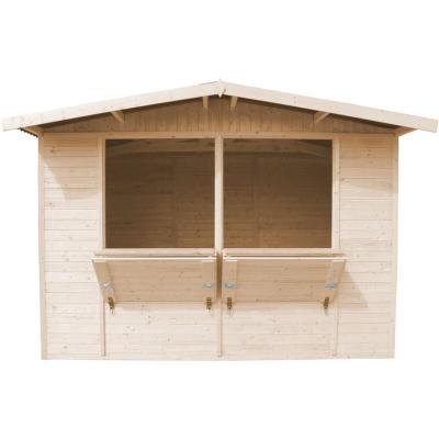 Maison de jardin en bois 6 m2 - H232x336x263 cm - Timbela M150 M150