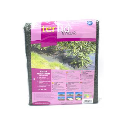 TERLIA Toile de paillage tiss&eacute;e anti UV 1.05m x 10 m