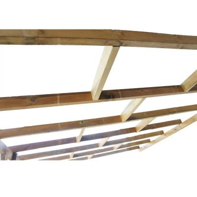 CHALET & J Toit terrasse sans toit - Bois - 3x3 