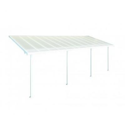 HTTPS: OUTIROR.COM IMG P 9 2 5 9 9259.JPG Toit-terrasse alu & polycarbonate Feria 37 - blanc 