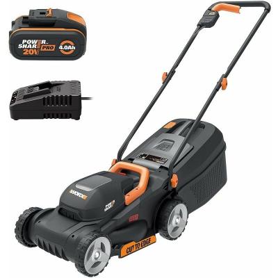 WORX Wg730E Batterie Tondeuse 20V/4.0Ah Chargeur Rapide - 