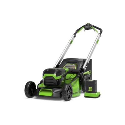 GREENWORKS  GD60LM51SPK4 - Tondeuse &agrave; gazon autotract&eacute;e &agrave; batterie - 60V/4Ah - Coupe 51 cm