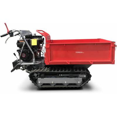 TORROS Minidumper &agrave; chenilles benne plateau basculante &agrave; ridelles 500KG 9CH 8 vitesses  MRP500H6