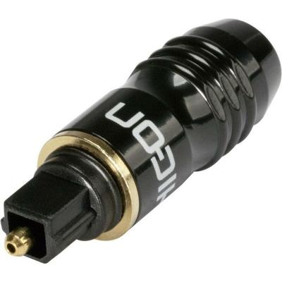 HICON Toslink m&acirc;le, droit HI-TL01 Nombre de p&ocirc;les (num): 1 noir