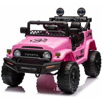 VROOOMY Voiture &eacute;lectrique pour enfants Toyota FJ Cruiser 12 volts - Rose