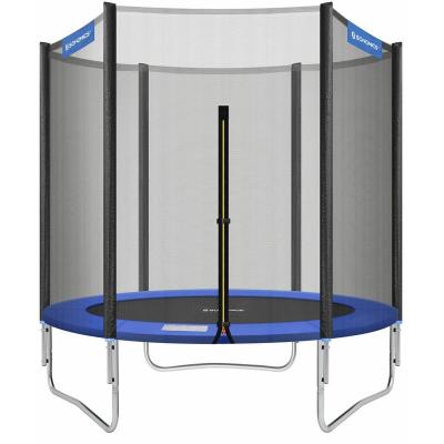 SONGMICS Trampoline ext&eacute;rieur avec filet de protection, Bleu / &Oslash; 183 cm