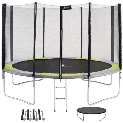 KANGUI Trampoline rond &Oslash;430cm avec filet, &eacute;chelle, b&acirc;che et kit ancrage - RALLI 430