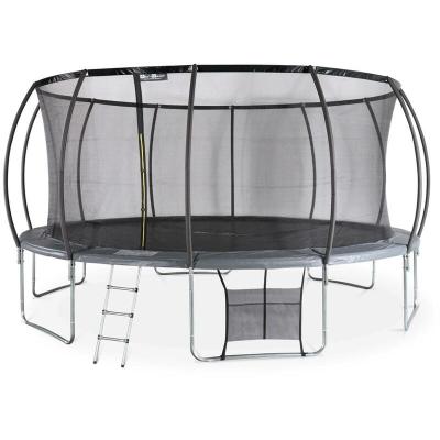Trampoline rond &Oslash; 490cm gris avec accessoires - Jupiter Inner XXL 4,90m 490 cm sweeek